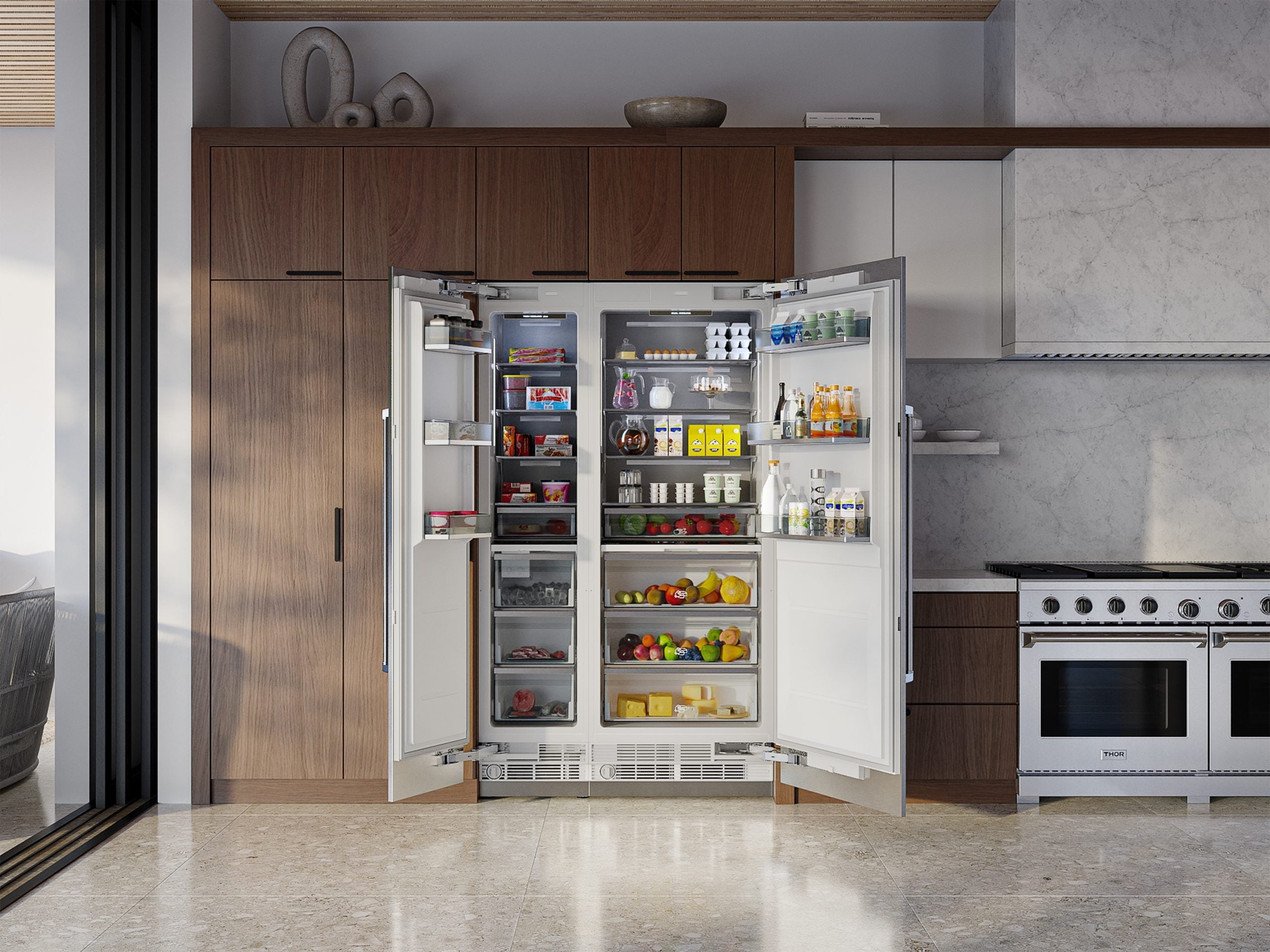 Thor Kitchen 18-inch Built-in Freezer Column, Panel Ready – XRF18CFZ