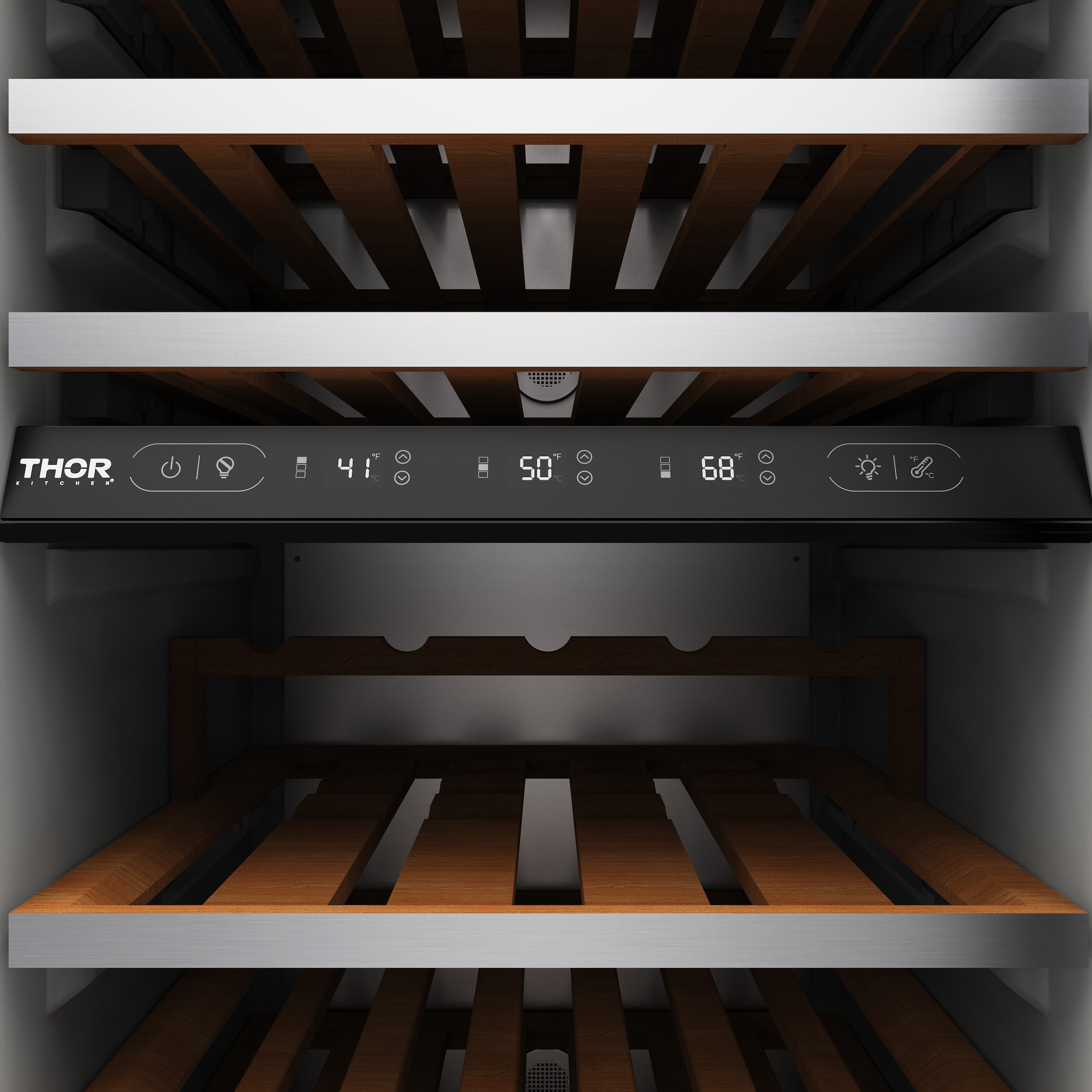 Thor Kitchen 24 Inch Built In Column Wine Cooler Panel Ready XRF24CWC